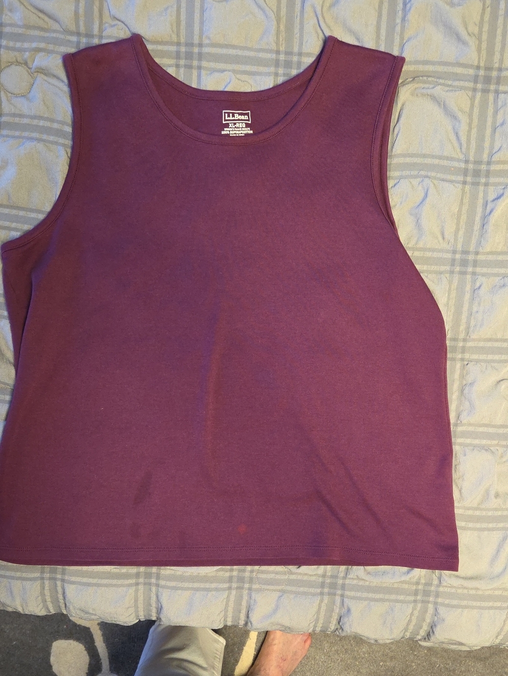 XL L.L. Bean Women's Tank Top in Plum, Like New